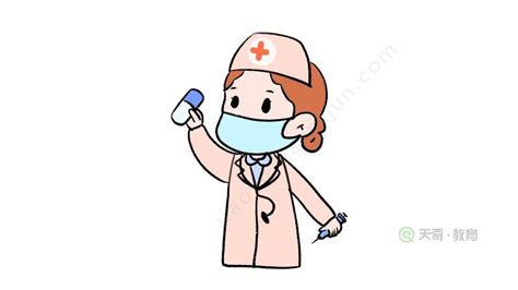 医生护士简笔画简单又漂亮 - 天奇教育