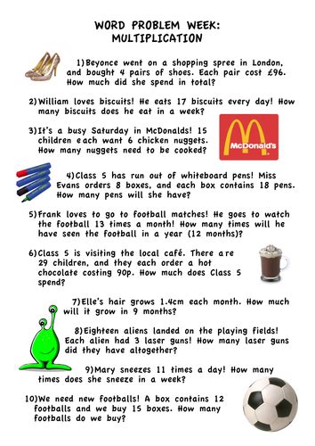 Solving Word Problems KS2 的图像结果