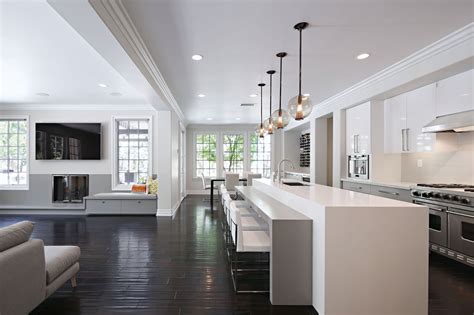 13 Most Elegant Combination of White Kitchen and Dark Floors to Create ...
