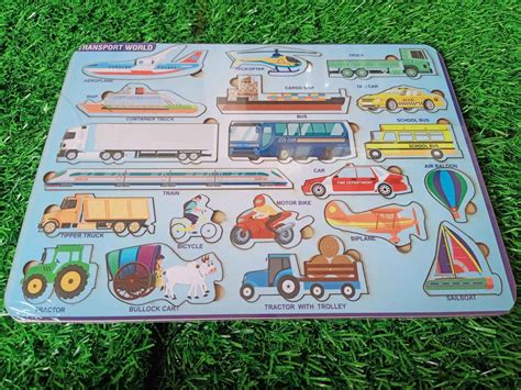 Montessori board transport world
