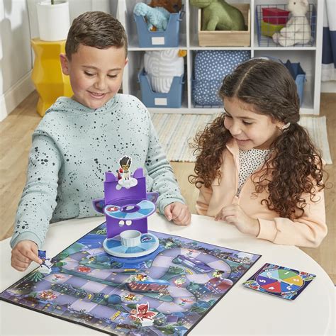 Buy Hasbro Gaming PJ Masks HQ Rescue Kids Board Game, Preschool Games ...