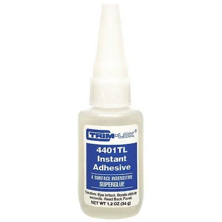Trim-Lok Adhesive, Clear, 1.2 oz. 4401TL | Zoro