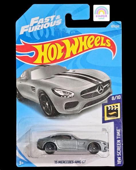 Hot Wheels Fast & Furious 2015 Mercedes-AMG GT (Silver) - Buy At Kinder ...
