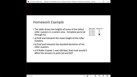 Finding Test Statistic Using StatCrunch 的图像结果