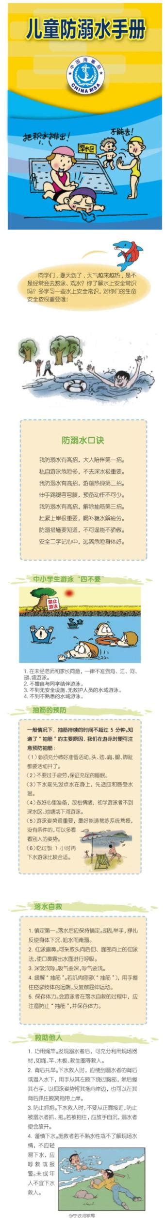 儿童防溺水手册-中国长安网