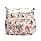 Women's Floral Print Crossbody Bag – Lightweight Water-Resistant Multi ...