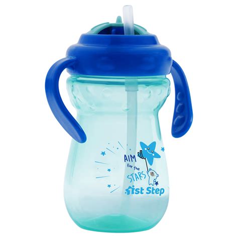 1st Step 360ml BPA Free Polypropylene Straw Sipper (Mint Green)
