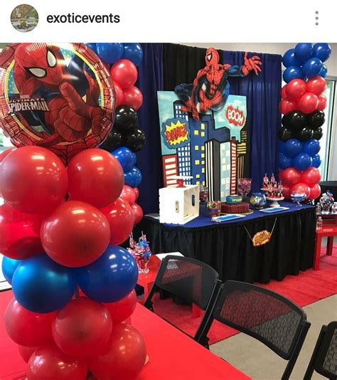 Decoration Ideas For Spiderman Party at Ali Purser blog