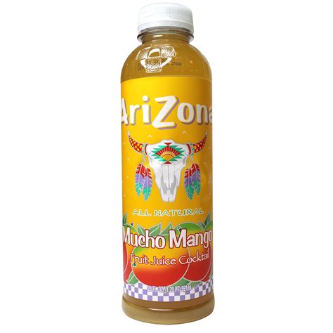 Amazon.com : Arizona, Iced Tea, Mucho Mango - 20 Fl Oz : Grocery ...