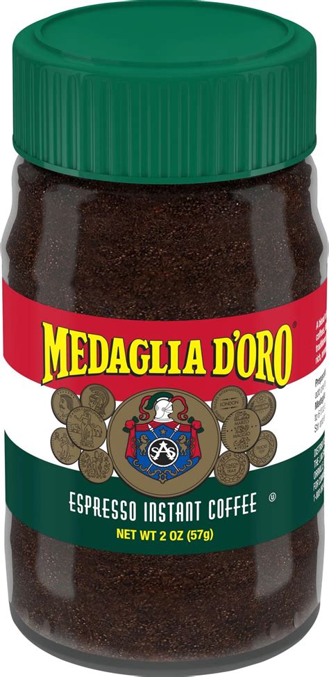 Amazon.com : Medaglia D'Oro Espresso Style Instant Coffee, 2 Ounces ...