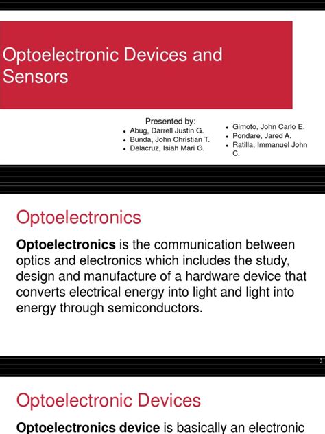 Image result for Optoelectronics Function
