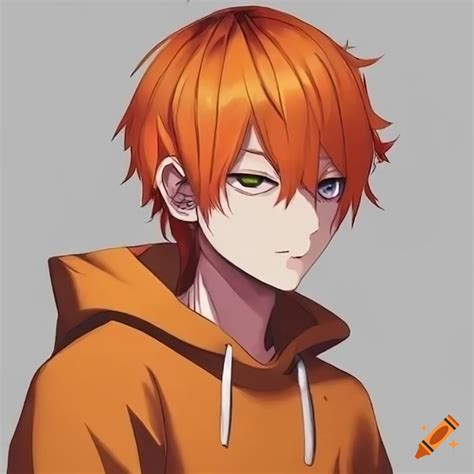 Orange Haired Anime Character