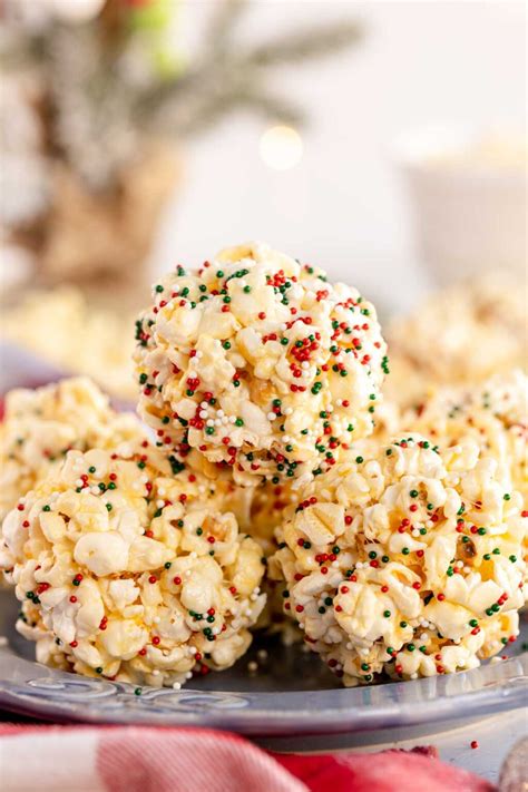 Easy Marshmallow Popcorn Balls (4 Ingredients!) - Play Party Plan