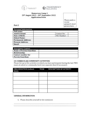 Fillable Online transparency Application Form English final ...