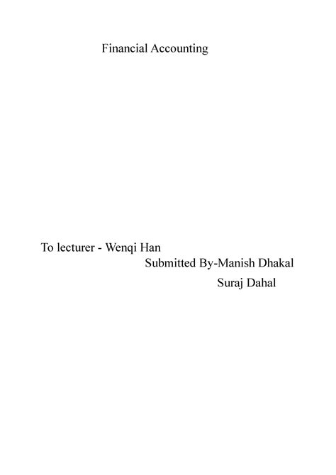 Financial Accounting suraj and manish cihe - Financial Accounting To ...