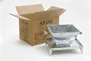 KRUM 6 Inch Iron Hawan Kunda with Wooden Handle - Traditional Yagna ...