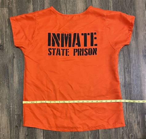 Spirit Halloween Inmate State Prison Costume (TOP ONL… - Gem