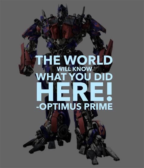Best 13 25 Transformers Quotes for Those Who Admire Optimus Prime – Artofit