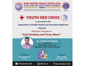 Youth Red Cross - Shri Nehru Maha Vidyalaya