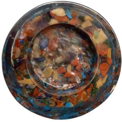 Maitri Export Multi Chips Round Diya Crystal Table Diya Price in India ...