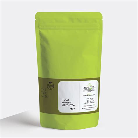 Tulsi Ginger Green Tea – The Tea Shelf