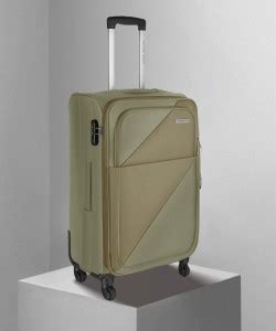 NASHER MILES Texas soft-sided Polyester Cabin Luggage Olive Green 20 ...