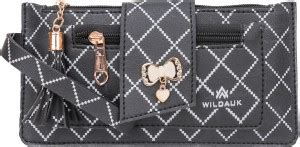 WILDAUK Casual, Formal, Party Black Clutch Black - Price in India ...