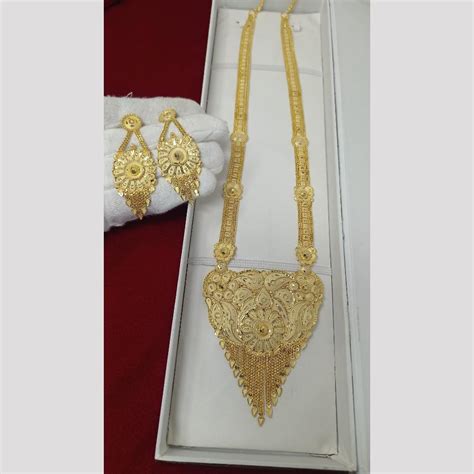 Pari Art Jewellery Shringar Sutra Elegant Forming Gold Long Necklace ...