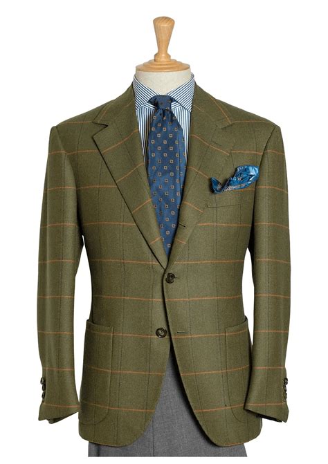 Men's Green Tweed Sport Coat in W Bill Tweed – Stefano Bemer