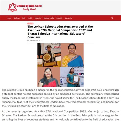 Media & Press | Best CBSE schools in Pune | Lexicon School