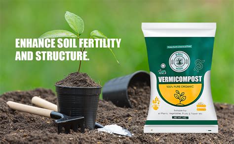 SOILMIND Vermicompost Fertilizer | Organic Plant Food & Nutrient-Rich ...