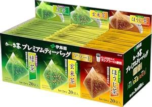 Itoen Oi Ocha Premium Tea Bag Green Tea Assortment 60 Tea Bags | Made ...