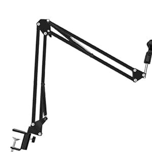 Powerpak NB-35 Microphone Stand with Suspension Boom Scissor Arm Stand ...