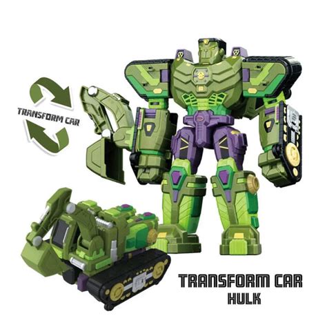 Striders Impex Marvel Transforming Hulk Mech Set — Toycra