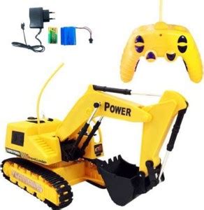 Fun Wheels 5 Channel Remote Controlled Rechargeable Excavator Truck - 5 ...