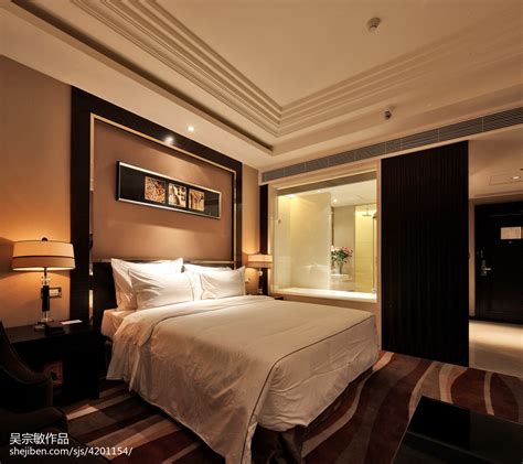 有关酒店装修中的客房床头背景墙设计说明-酒店装修指南-成都朗煜公装公司