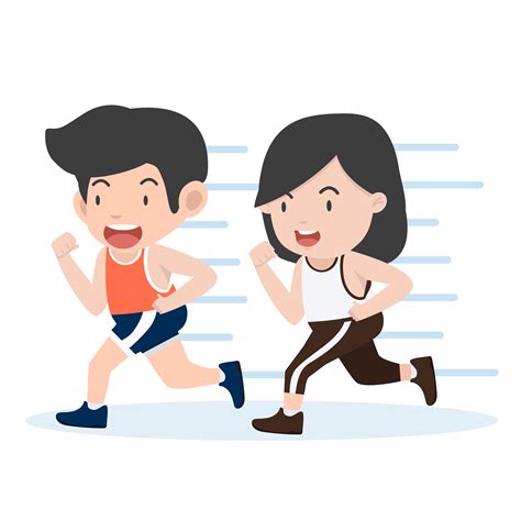 Runner Cartoon 的图像结果