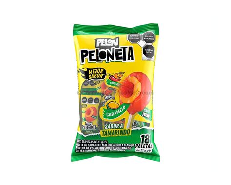 Pelon Peloneta Tamarindo Lollipops (18 Count) - Bulk Mexican Candy ...