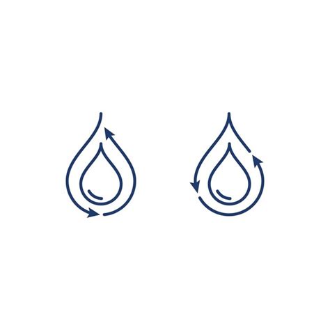 Water drop logo template vector | Premium Vector