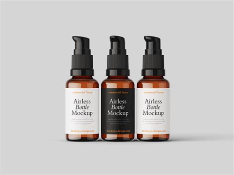 Elegant airless bottle mockup - Mockups Design