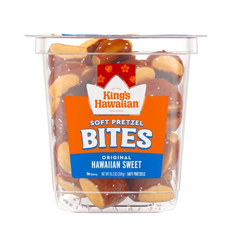 KING’S HAWAIIAN® Peanut-Free Original Hawaiian Sweet Soft Pretzel Bites ...