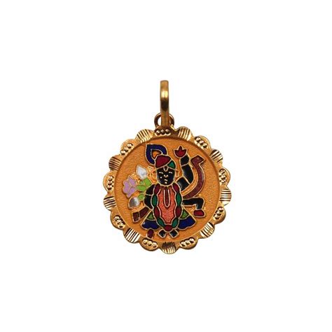 Buy quality 916 Gold Shrinathji Pendant in Rajkot