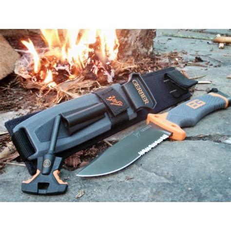 Gerber Bear Grylls Ultimate Fixed Blade Knife - Serrated Edge ...