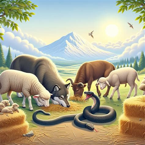 Isaiah 65:25 Artwork | Bible Art