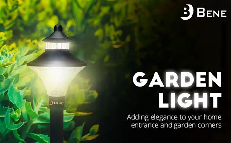 BENE Garden Light Outdoor Lamp Aster 21 cm Black Coating Pack of 1 Pc ...