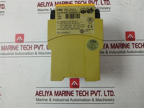 Pilz Pnoz X9P 24Vdc 100-240Vacdc 7No Safety Relay 8,5Va 5,5W 50-60Hz 2 ...