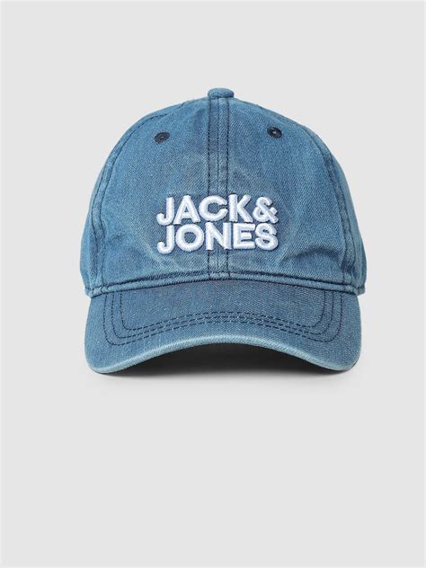 Buy Boys Blue Logo Print Denim Cap Online at Jack & Jones Junior ...