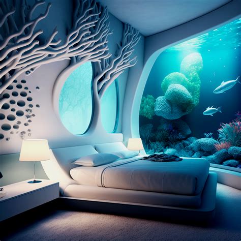 Reef Hotel Vegas | Underwater bedroom, Hotel room design, Ocean themed ...