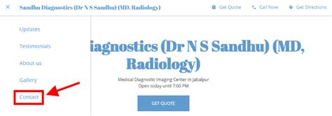 Steps to book lab visit appointment from Sandhu Diagnostics (Dr N S ...