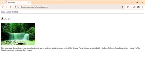 Create a local website using hyperlinks